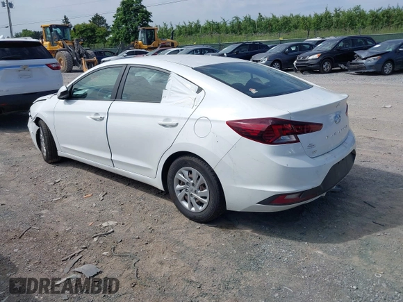 2020 Hyundai Elantra SE with VIN 5NPD74LF6LH530453, listed as a IAAI auction lot 39619733 with 56,233 mi miles. Bid and sale history available at carsss.com. Image 3.