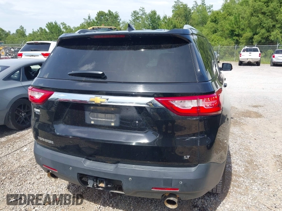 2018 Chevrolet Traverse LT Cloth with VIN 1GNERGKW6JJ281682, listed as a IAAI auction lot 42467609 with 199,580 mi miles and . Bid and sale history available at DreamBid. Image 16.
