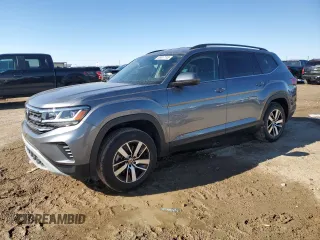 2022 Volkswagen Atlas SE with VIN 1V2DP2CA6NC533553, listed as a Copart auction lot 44554525 with 23,004 mi miles and Salvage title. Bid and sale history available at DreamBid. Image 1.