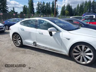 2016 Tesla Model S 90D with VIN 5YJSA1E22GF155747, listed as a IAAI auction lot 42630085 with 97,896 mi miles and . Bid and sale history available at DreamBid. Image 6.