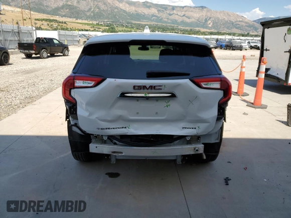 2024 GMC Terrain SLE with VIN 3GKALTEG9RL369589, listed as a Copart auction lot 63112715 with 24,852 mi miles and Clean title. Bid and sale history available at DreamBid. Image 6.
