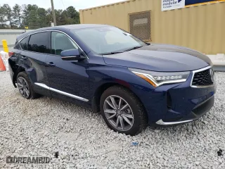 2023 Acura RDX w/Technology Package with VIN 5J8TC1H56PL004171, listed as a Copart auction lot 77411724 with 14,743 mi miles and Salvage Title. Bid and sale history available at carsss.com. Image 4.