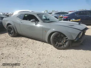 2023 Dodge Challenger R/T Scat Pack with VIN 2C3CDZFJ5PH678968, listed as a Copart auction lot 48384995 with 9,802 mi miles and Salvage Title. Bid and sale history available at carsss.com. Image 4.
