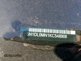 2019 Infiniti QX60 Luxe with VIN 5N1DL0MN1KC548908, listed as a Copart auction lot 48357945 with 89,353 mi miles and Salvage Title. Bid and sale history available at DreamBid. Image 12.