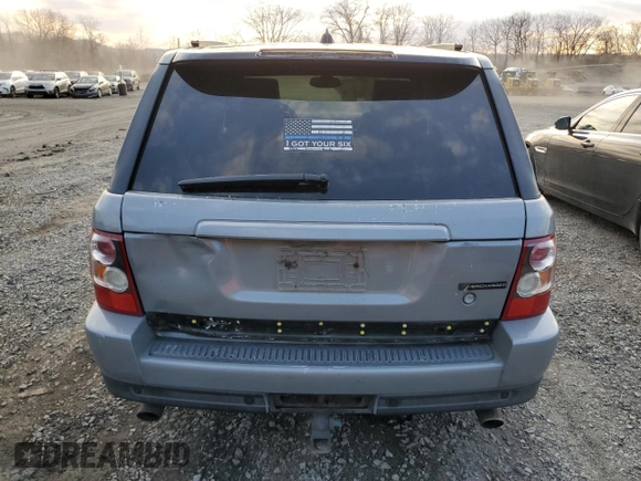2006 Land Rover Range Rover Sport SC with VIN SALSH23416A931940, listed as a Copart auction lot 48608335 with 230,357 mi miles and Clean Title. Bid and sale history available at carsss.com. Image 6.