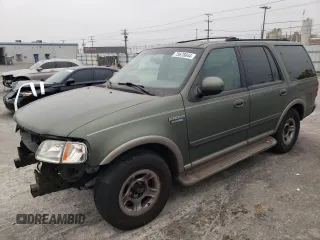 2001 Ford Expedition Eddie Bauer with VIN 1FMRU17L81LA85456, listed as a Copart auction lot 75678844 with 218,070 mi miles and Salvage title. Bid and sale history available at DreamBid. Image 1.