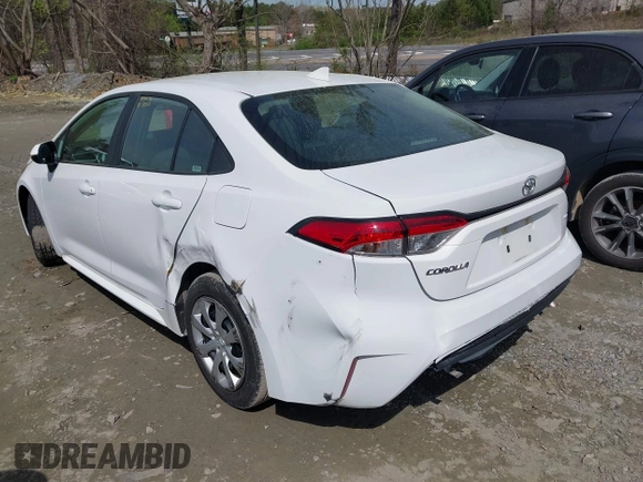 2024 Toyota Corolla LE with VIN 5YFB4MDEXRP092750, listed as a IAAI auction lot 41931699 with 20,816 mi miles. Bid and sale history available at carsss.com. Image 3.