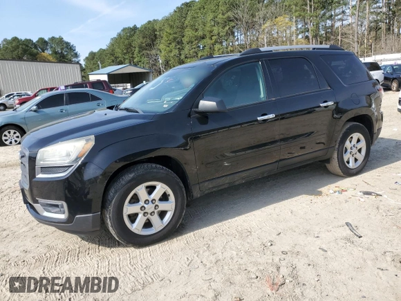 2016 GMC Acadia SLE with VIN 1GKKVPKD0GJ257459, listed as a Copart auction lot 52382485 with 115,997 mi miles and Salvage Title. Bid and sale history available at carsss.com. Image 1.