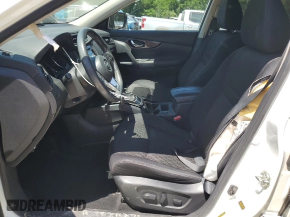 2017 Nissan Rogue SV with VIN 5N1AT2MT1HC861575, listed as a Copart auction lot 53804405 with 150,024 mi miles and Salvage Title. Bid and sale history available at carsss.com. Image 7.