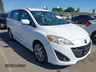 2012 Mazda 5 Touring with VIN JM1CW2CL7C0140452, listed as a IAAI auction lot 41970209 with 92,069 mi miles. Bid and sale history available at carsss.com. Image 1.