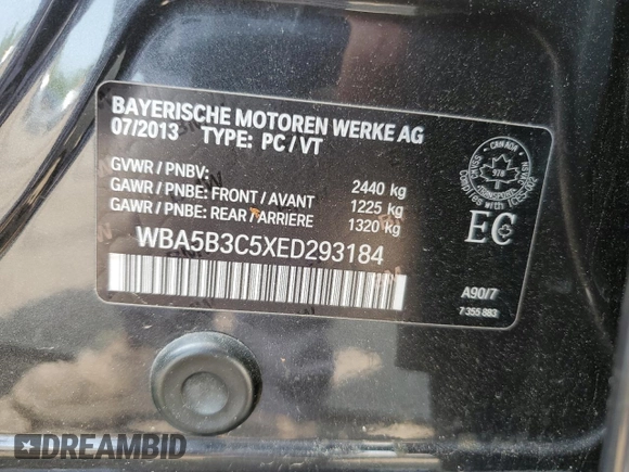 2014 BMW 5 Series 535i xDrive с VIN WBA5B3C5XED293184, выставлен на аукционе Copart как лот 59223595 с пробегом 164 096 миль миль и Чистый • Clean title. История ставок и продаж доступна на DreamBid. Изображение 12.