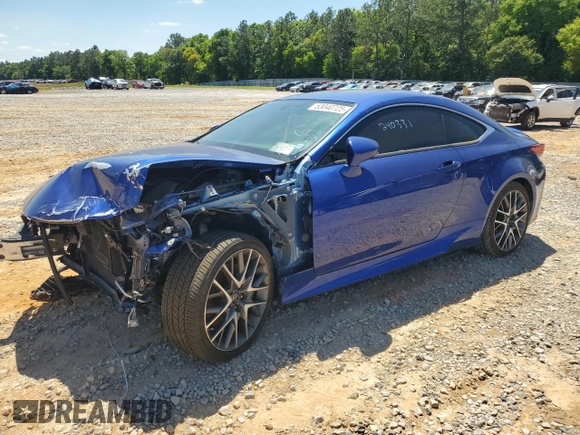2016 Lexus RC 300 F Sport with VIN JTHSM5BC1G5001302, listed as a Copart auction lot 53040725 with 75,711 mi miles and Clean Title. Bid and sale history available at DreamBid. Image 1.