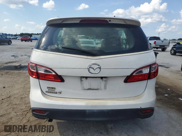 2012 Mazda 5 Touring with VIN JM1CW2CL1C0111528, listed as a Copart auction lot 57982005 with 168,480 mi miles and Salvage title. Bid and sale history available at DreamBid. Image 6.