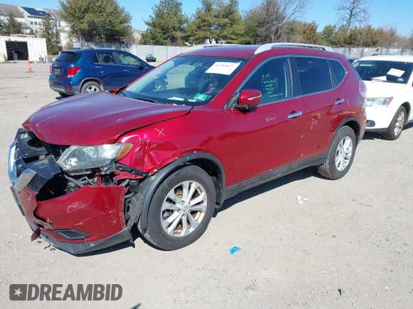 2014 Nissan Rogue S with VIN 5N1AT2MV9EC770681, listed as a IAAI auction lot 41705077 with 169,867 mi miles. Bid and sale history available at carsss.com. Image 2.