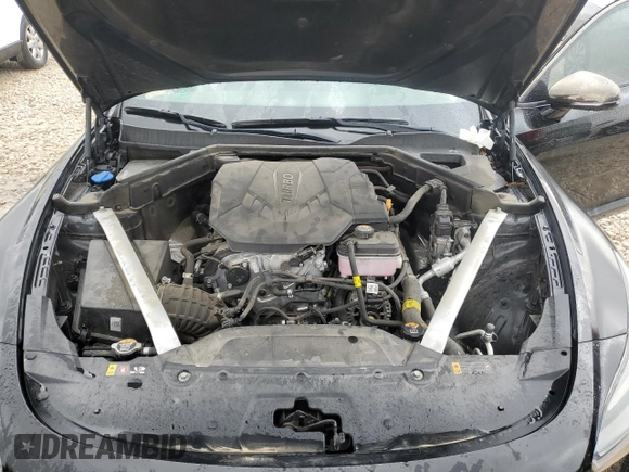 2022 Kia Stinger GT-Line with VIN KNAE35LD4N6106199, listed as a Copart auction lot 79139164 with 53,358 mi miles and Salvage Title. Bid and sale history available at DreamBid. Image 11.