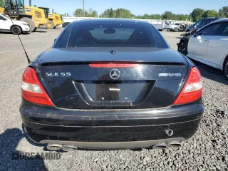 2007 Mercedes-Benz SLK-Class 5.5L AMG with VIN WDBWK73F67F150682, listed as a Copart auction lot 69413164 with 109,198 mi miles and Salvage Title. Bid and sale history available at carsss.com. Image 6.