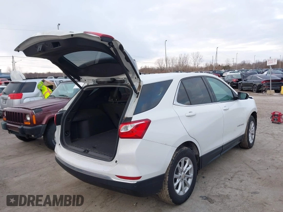2020 Chevrolet Equinox LT z VIN 3GNAXKEV9LS553766, wystawiony jako IAAI lot #41395065 z przebiegiem 123 219 mil mil oraz . Historia ofert i sprzedaży dostępna na DreamBid. Obrazek 4.