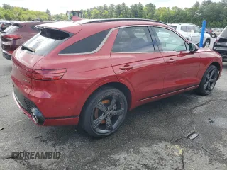 2022 Genesis GV70 Sport with VIN KMUMCDTC4NU036292, listed as a Copart auction lot 57902765 with 46,019 mi miles and Salvage title. Bid and sale history available at DreamBid. Image 3.