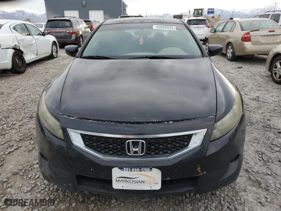 2009 Honda Accord Cpe EX with VIN 1HGCS12739A007122, listed as a Copart auction lot 43860635 with NaN miles and Salvage Title. Bid and sale history available at carsss.com. Image 5.