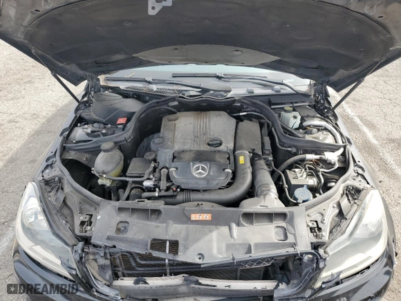 2012 Mercedes-Benz C-Class C 250 with VIN WDDGJ4HB8CF799459, listed as a Copart auction lot 46551745 with 0 mi miles and Salvage Title. Bid and sale history available at carsss.com. Image 12.