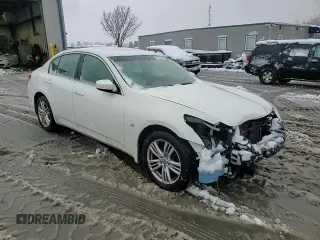 2015 Infiniti Q40 with VIN JN1CV6AR4FM524190, listed as a Copart auction lot 81953024 with 94,821 mi miles and Salvage Title. Bid and sale history available at carsss.com. Image 14.