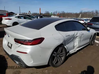 2020 BMW 8 Series 840i with VIN WBAGV4C02LCD46816, listed as a Copart auction lot 40203364 with 0 mi miles. Bid and sale history available at carsss.com. Image 3.