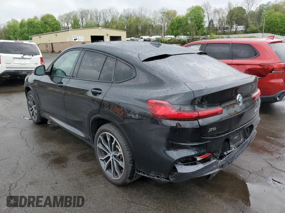 2020 BMW X4 M40i with VIN 5UX2V5C09L9B33814, listed as a Copart auction lot 49206023 with 25,250 mi miles. Bid and sale history available at carsss.com. Image 2.