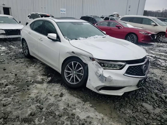 2020 Acura TLX with VIN 19UUB1F30LA015228, listed as a Copart auction lot 45004755 with 54,552 mi miles and Salvage Title. Bid and sale history available at carsss.com. Image 13.