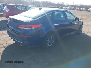 2020 Kia Optima LX with VIN 5XXGT4L36LG398322, listed as a IAAI auction lot 41744201 with 52,926 mi miles. Bid and sale history available at carsss.com. Image 4.