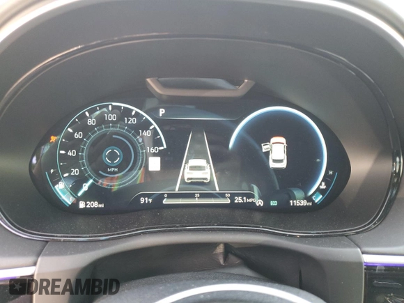 2023 Genesis GV70 2.5T with VIN KMUMADTB3PU130129, listed as a Copart auction lot 51048085 with 11,539 mi miles and Salvage Title. Bid and sale history available at DreamBid. Image 9.