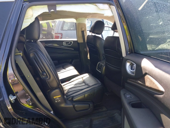 2015 Infiniti QX60 with VIN 5N1AL0MM5FC500781, listed as a IAAI auction lot 41850668 with 104,811 mi miles. Bid and sale history available at carsss.com. Image 8.