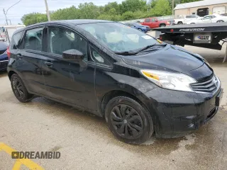 2015 Nissan Note S with VIN 3N1CE2CP6FL394704, listed as a Copart auction lot 58329515 with 88,414 mi miles and Salvage title. Bid and sale history available at DreamBid. Image 4.