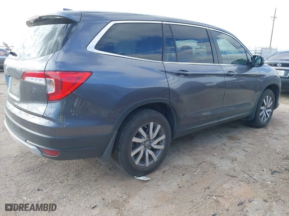 2021 Honda Pilot EX-L with VIN 5FNYF5H53MB014481, listed as a IAAI auction lot 41453007 with 75,786 mi miles. Bid and sale history available at carsss.com. Image 4.
