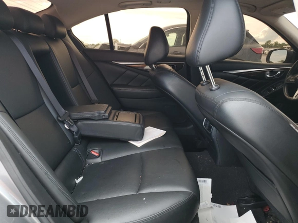 2018 Infiniti Q50 Luxe with VIN JN1EV7AR6JM444784, listed as a Copart auction lot 54509335 with 69,997 mi miles and Salvage Title. Bid and sale history available at DreamBid. Image 10.