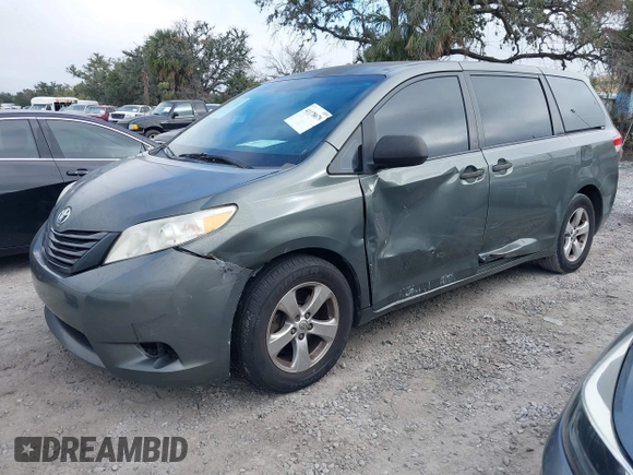 2014 Toyota Sienna L with VIN 5TDZK3DC6ES421278, listed as a IAAI auction lot 41178679 with 202,823 mi miles. Bid and sale history available at carsss.com. Image 22.