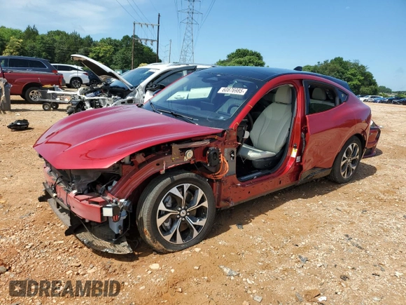 2021 Ford Mustang Mach-E Premium с VIN 3FMTK3SU3MMA08505, выставлен на аукционе Copart как лот 60876985 с пробегом 24 326 миль миль и Списание • Salvage title. История ставок и продаж доступна на DreamBid. Изображение 1.