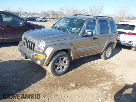 2004 Jeep Liberty Limited with VIN 1J4GL58K14W241524, listed as a IAAI auction lot 41822169 with 136,090 mi miles. Bid and sale history available at carsss.com. Image 2.