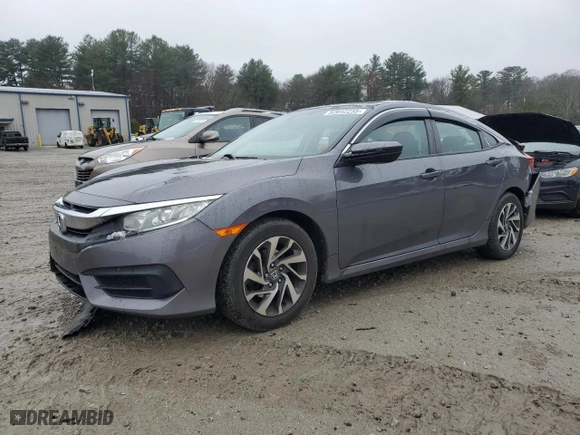 2016 Honda Civic Sedan EX with VIN 19XFC2F76GE246652, listed as a Copart auction lot 52642235 with 80,858 mi miles and Salvage Title. Bid and sale history available at carsss.com. Image 1.