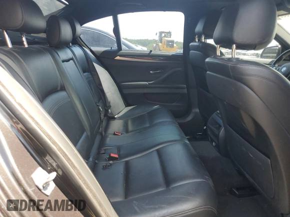 2015 BMW 5 Series 528i with VIN WBA5A5C5XFD513763, listed as a Copart auction lot 63825535 with 147,982 mi miles and Salvage title. Bid and sale history available at DreamBid. Image 10.