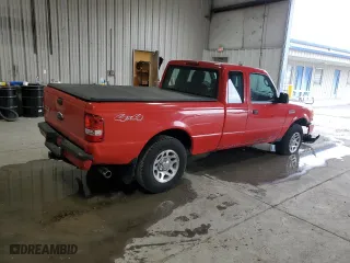 2011 Ford Ranger XLT with VIN 1FTLR4FE4BPA67126, listed as a Copart auction lot 52408545 with 126,816 mi miles and Salvage Title. Bid and sale history available at carsss.com. Image 3.