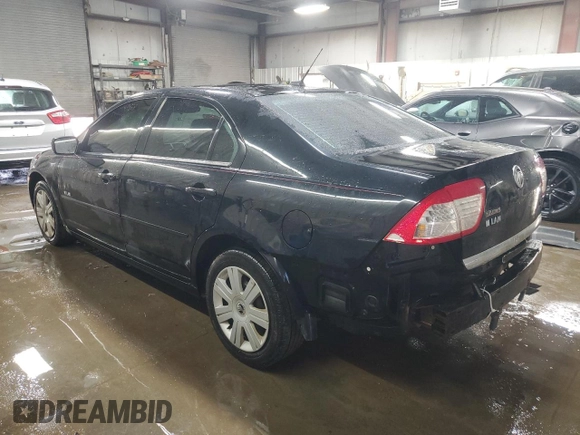 2007 Mercury Milan with VIN 3MEHM07Z37R650140, listed as a Copart auction lot 51051105 with 53,921 mi miles and Salvage Title. Bid and sale history available at carsss.com. Image 2.