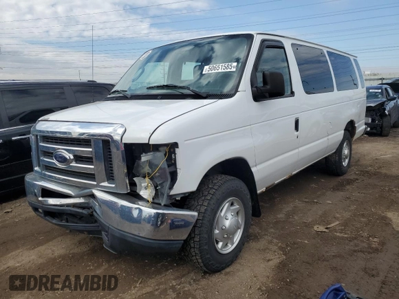 2012 Ford Econoline Passenger XL with VIN 1FBSS3BL5CDA87939, listed as a Copart auction lot 50651585 with 224,988 mi miles and Clean title. Bid and sale history available at DreamBid. Image 1.