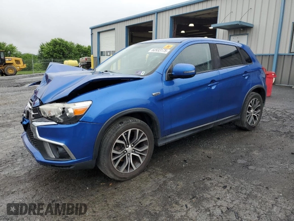 2018 Mitsubishi Outlander SE with VIN JA4AP3AW8JZ034764, listed as a Copart auction lot 60933175 with 140,777 mi miles and Salvage title. Bid and sale history available at DreamBid. Image 1.
