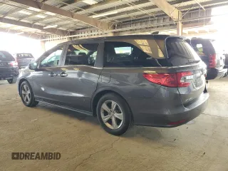 2019 Honda Odyssey EX-L with VIN 5FNRL6H79KB069020, listed as a Copart auction lot 52890475 with 63,401 mi miles and Salvage Title. Bid and sale history available at carsss.com. Image 2.