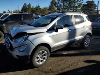 2020 Ford EcoSport SE with VIN MAJ6S3GL8LC362107, listed as a Copart auction lot 83785974 with 38,970 mi miles and Salvage Title. Bid and sale history available at carsss.com. Image 1.