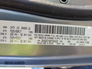 2009 Dodge Journey SXT with VIN 3D4GG57V89T554222, listed as a IAAI auction lot 41832041 with Not Provided miles. Bid and sale history available at carsss.com. Image 9.