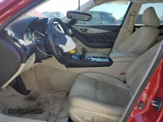 2015 Infiniti Q50 Premium with VIN JN1BV7AP0FM333480, listed as a Copart auction lot 50940215 with 0 mi miles and Salvage Title. Bid and sale history available at carsss.com. Image 7.