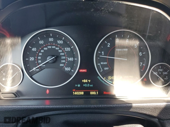 2015 BMW 3 Series 328i with VIN WBA3A5G53FNS82250, listed as a Copart auction lot 60875555 with 140,288 mi miles and Clean title. Bid and sale history available at DreamBid. Image 9.