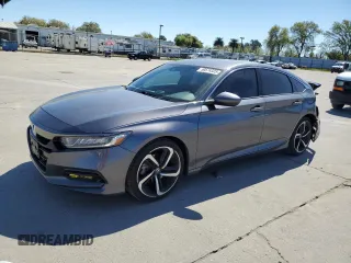 2019 Honda Accord Sedan Sport 1.5T with VIN 1HGCV1F3XKA174131, listed as a Copart auction lot 50574325 with 67,601 mi miles and Salvage Title. Bid and sale history available at carsss.com. Image 1.