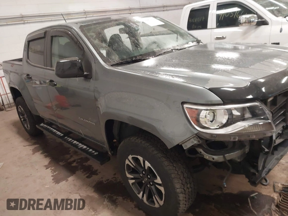 2022 Chevrolet Colorado 4WD Z71 with VIN 1GCGTDEN6N1169037, listed as a IAAI auction lot 40987020 with 25,189 mi miles and . Bid and sale history available at DreamBid. Image 1.